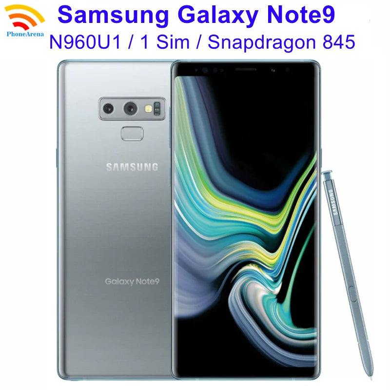 Samsung Galaxy Note9 Note 9 N960U1 6.4"OLED  RAM 6/8GB ROM 128/512GB NFC Snapdragon 845 4G LTE Original Android Cell Phone