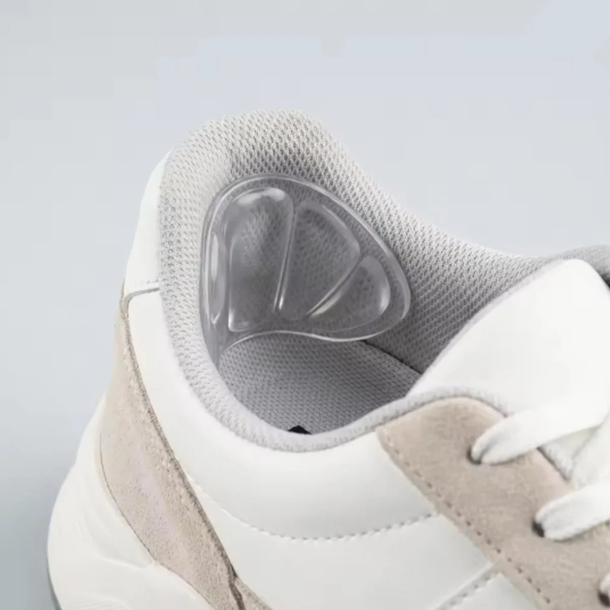 Clear Silicone Heel & Forefoot Cushion Pads, Lightweight Breathable Comfort Inserts for High Heels & Sneakers Unisex