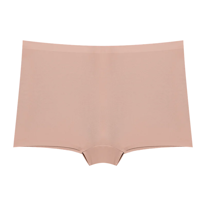 3Pcs Women's Seamless Sports Boxers Underwear Female Solid Color Panties Comfortable Brief Cozy Lingerie Intimate Underpant S-XL
