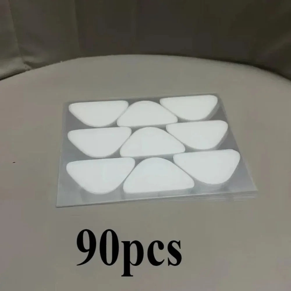 36/90PCS Invisible Nasolabial Fold Patches PE Material Forehead & Smile Patterns Transparent Skin-friendly Anti-Wrinkle Stickers