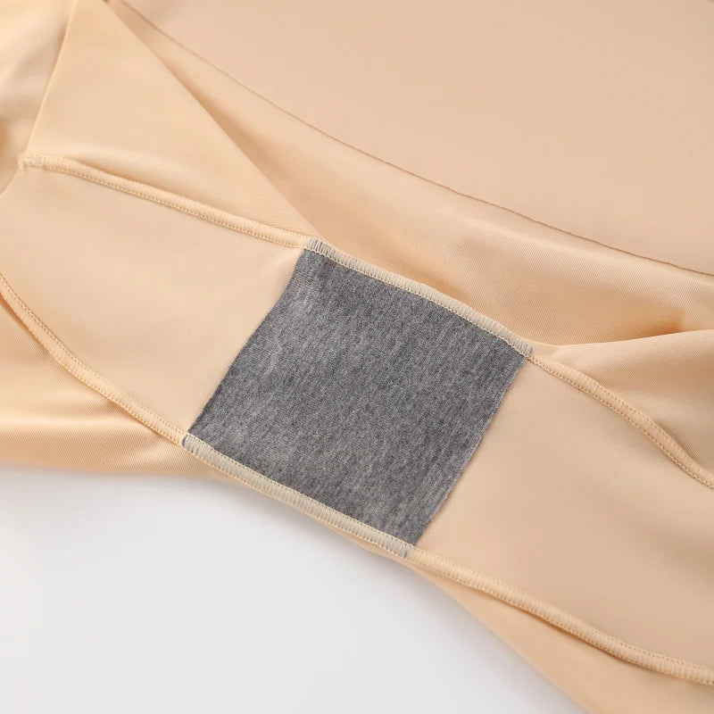 3PCS/set Protective Shorts Plus Size Shorts Seamless Underwear for Women Safety Short Pants Ice Silk Panties Summer Intimates