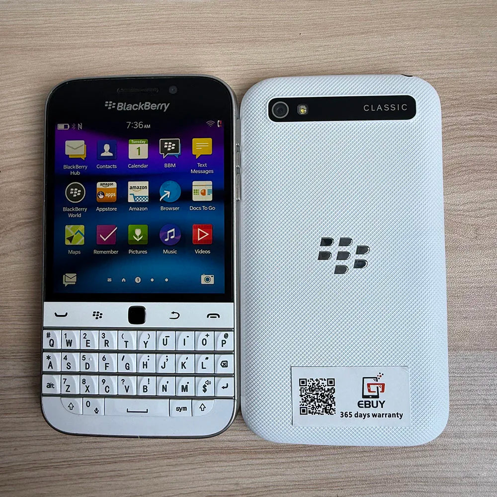 BlackBerry Classic Q20 Original 3.5 " 4G LTE Mobile Cell Phone WIFI 16G ROM QWERTY Keyboard Unlocked Smartphone 95-99% new