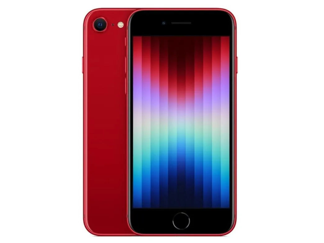 Original iPhone SE 3 (2022) 5G SE3 4.7" Unlocked 64/128GB ROM IOS Fingerprint A15 Bionic IPS LCD NFC Small Screen Phone