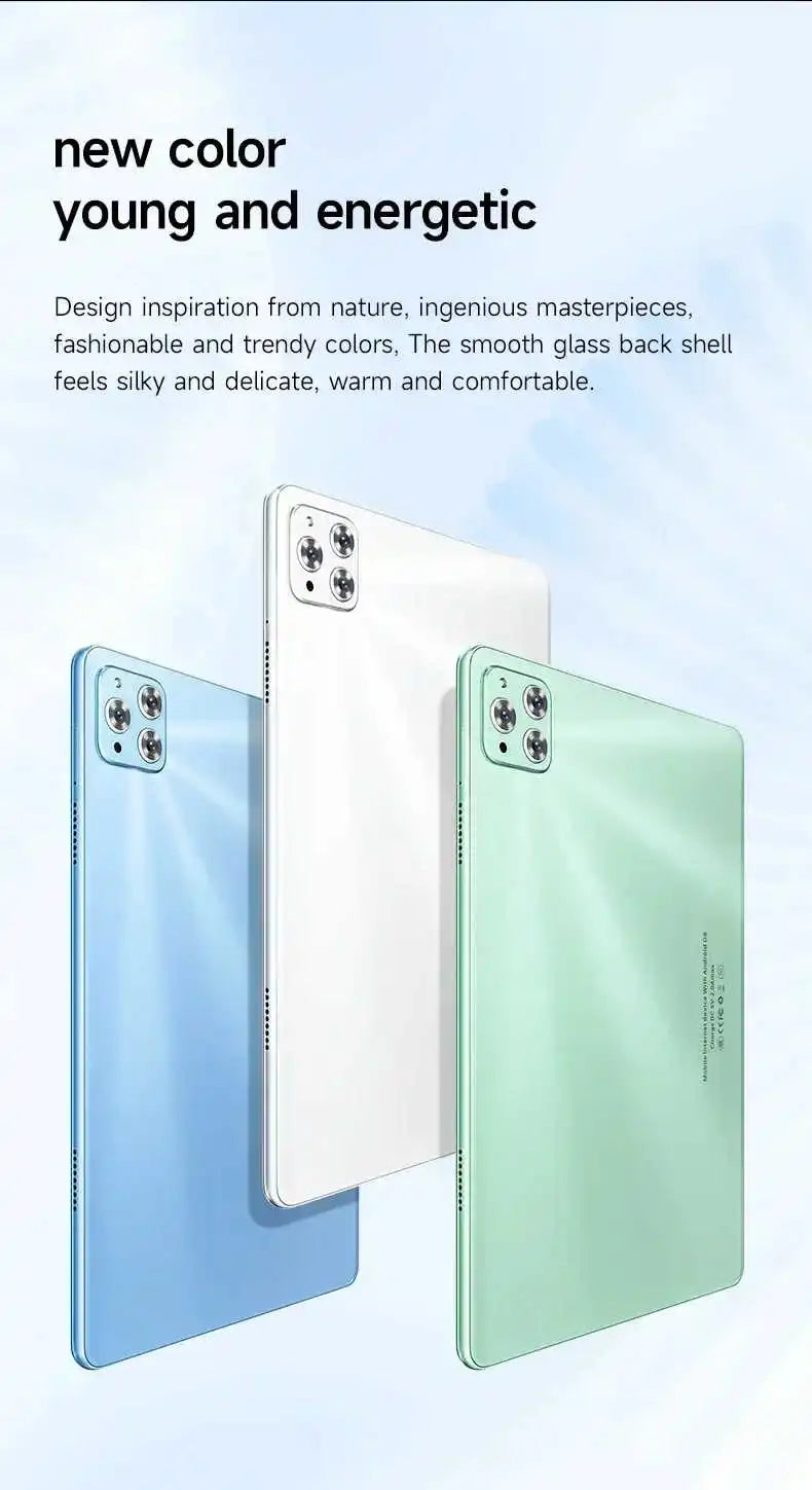 2026 12 inch iPad Air Pro 5G Tablet 24GB+2T 20000mAh Snapdragon 8Gen3  Android 16 5G Dual SIM GPS WIFI Original tableta android