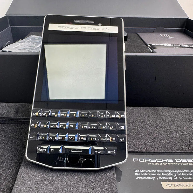 BlackBerry Original P'9983 Cellphone 64GB 2GB RAM 8MP Camera Arabic Keyboard Unlocked Phone Bluetooth Supported