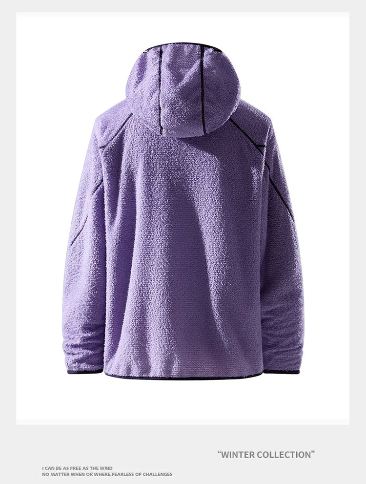 New Hooded Sweatshirt 2025 Winter Lightweight Ultra-Light Warm Hoodie Unisex Solid Color Thickened Hoodie for Autumn and Winter